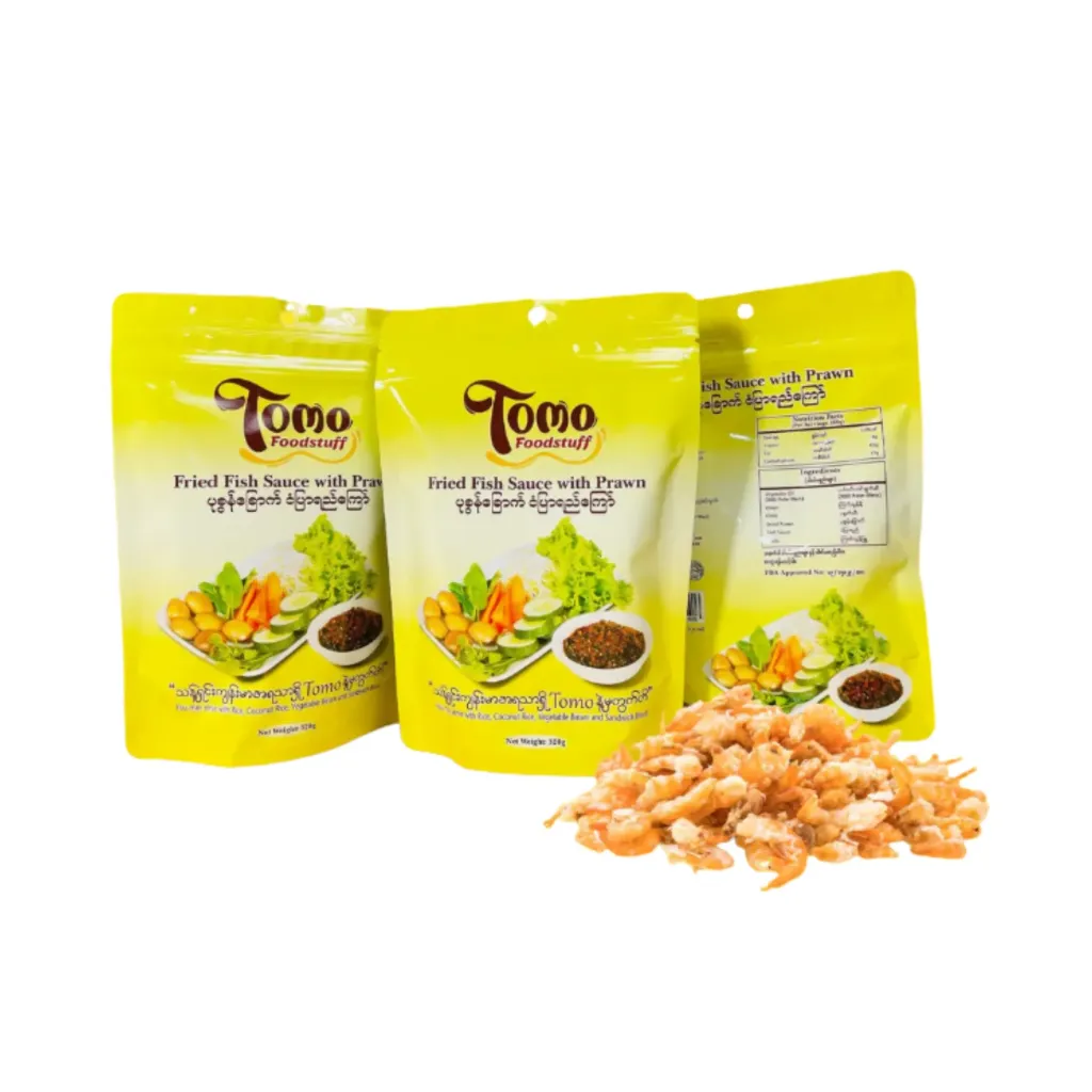 [WH00029] TOMO ပုစွန်ခြောက် ငံပြာရည်ကြော် 320g