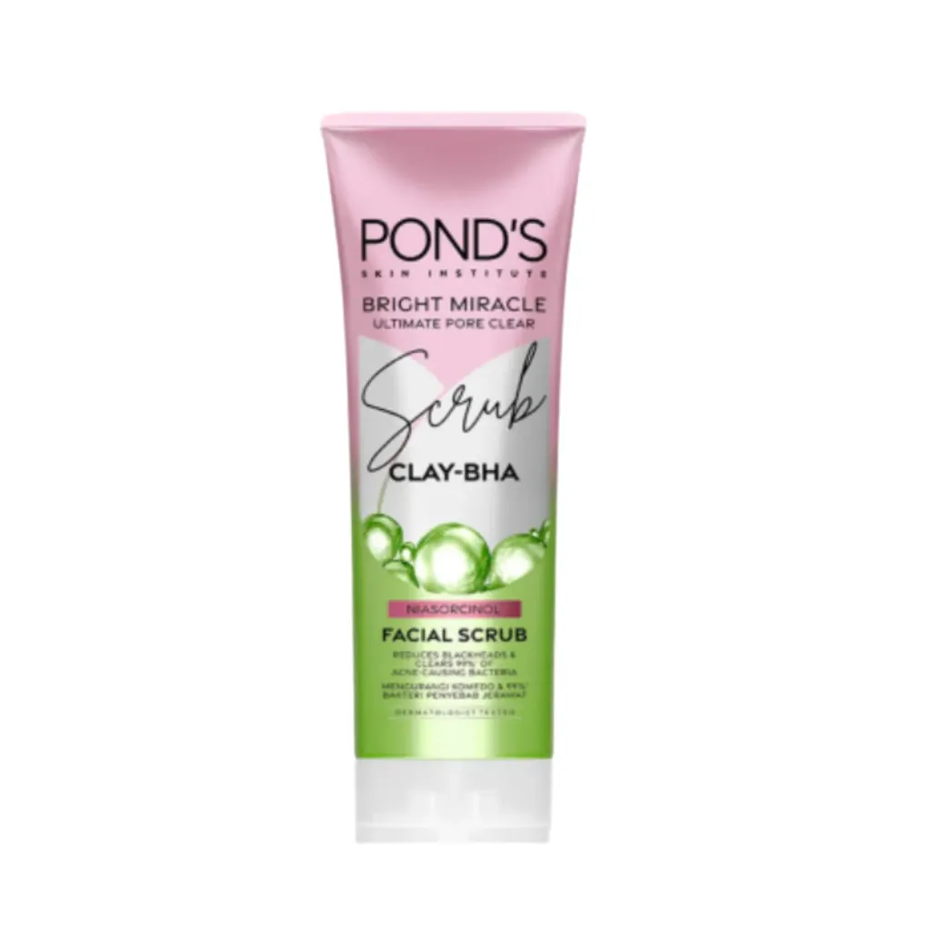 Pond's bright miracle facial scrub 100g