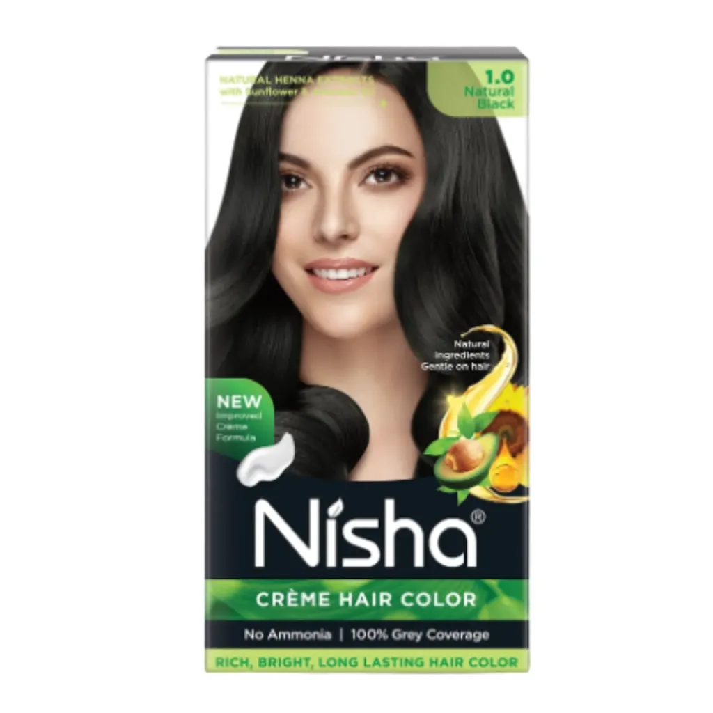 [WH02672] Nisa Hair Cream Color Black