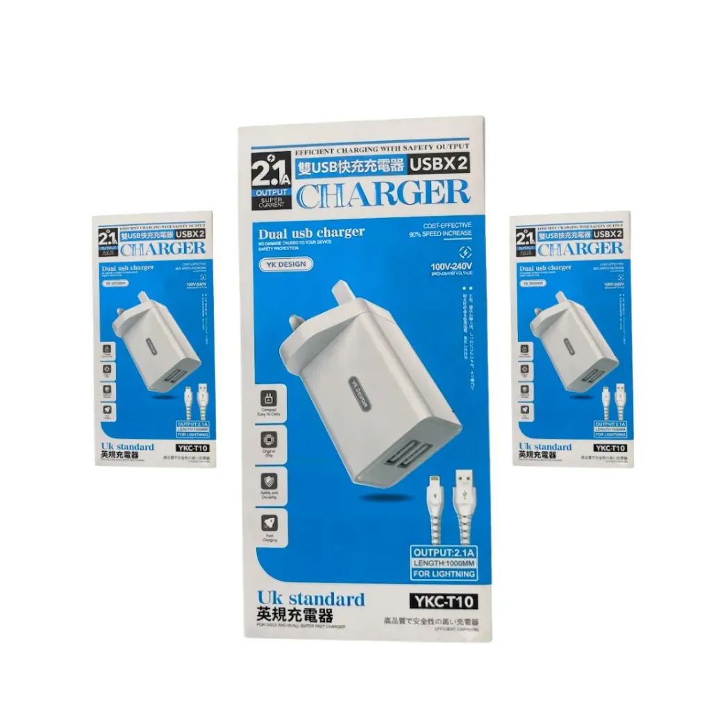 [WH02708] YK Design iPhone Dual USB Charger