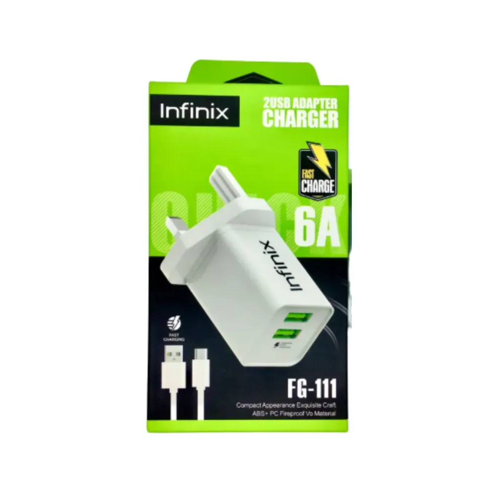 [WH02840] Infinix Charger Quick Fast Charger 6A