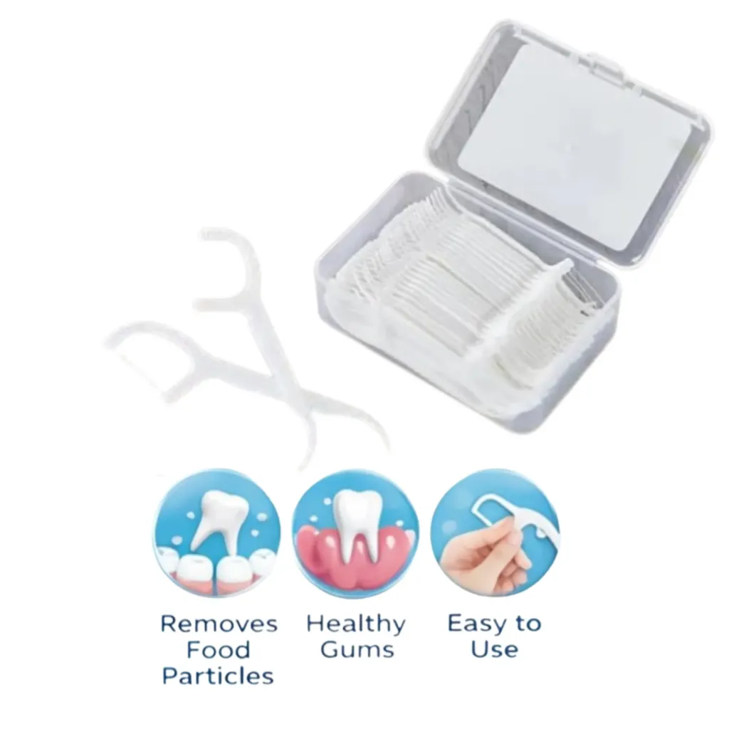 [WH02886] Dental Floss Toothpick 30pcs