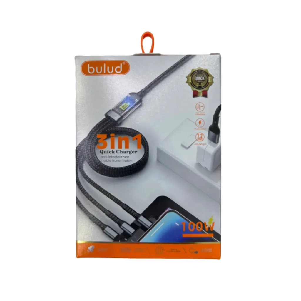 [WH02933] Bulud 3In1 Quick Charger 100W