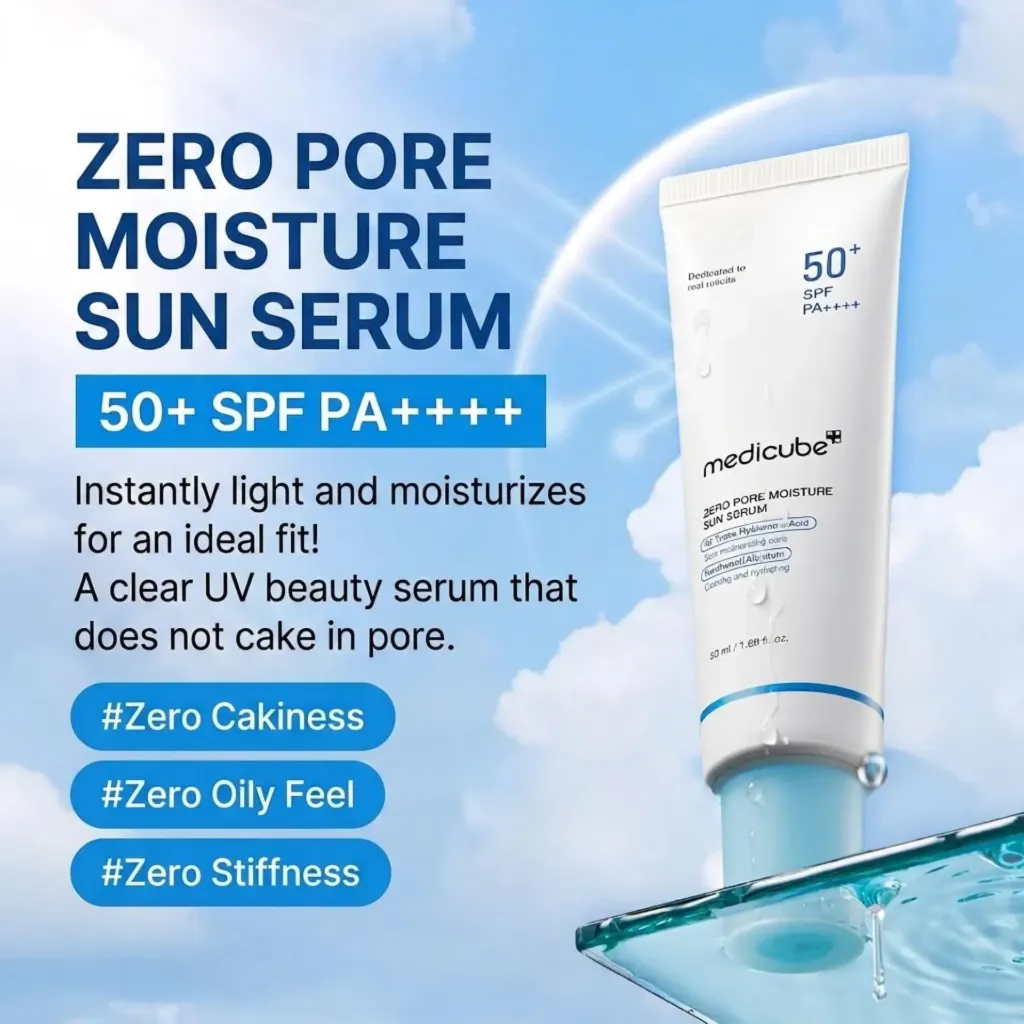 [WH02997] Medicube Zero Pore Moisture Sun Serum 50ml
