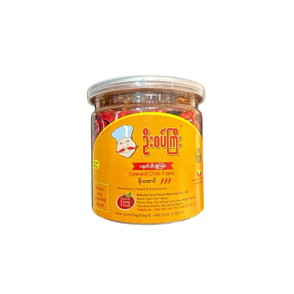 [WH03138] ဉီးစပ်ကြီး မိုးထောင်ငရုတ်သီးခွဲကြမ်း 160g