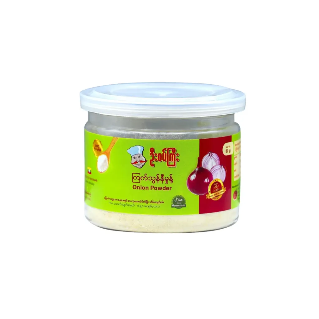 [WH03145] ဉီးစပ်ကြီး ကြက်သွန်နီမှုန့်  80g