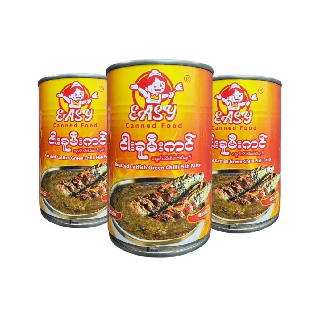 [WH03150] Easy ငါးခူမီးကင်ငရုပ်သီးစိမ်းငပိချက် 460g