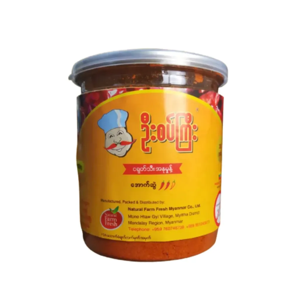 [WH03154] ဉီးစပ်ကြီး ငရုတ်သီးခွဲကြမ်းအောက်ဆွဲ 160g