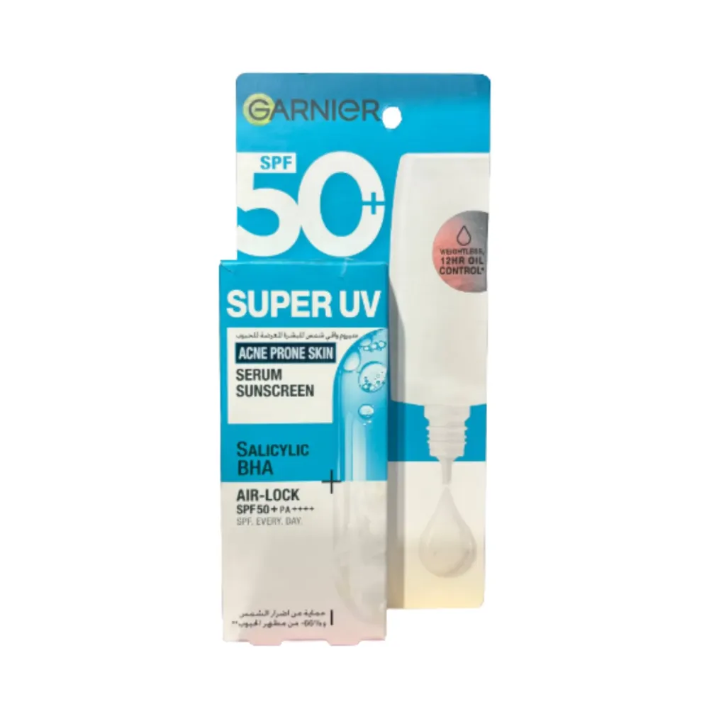 Garnier Super Uv Acne Prone Skin Serum Sunscreen Spf 50 30ml