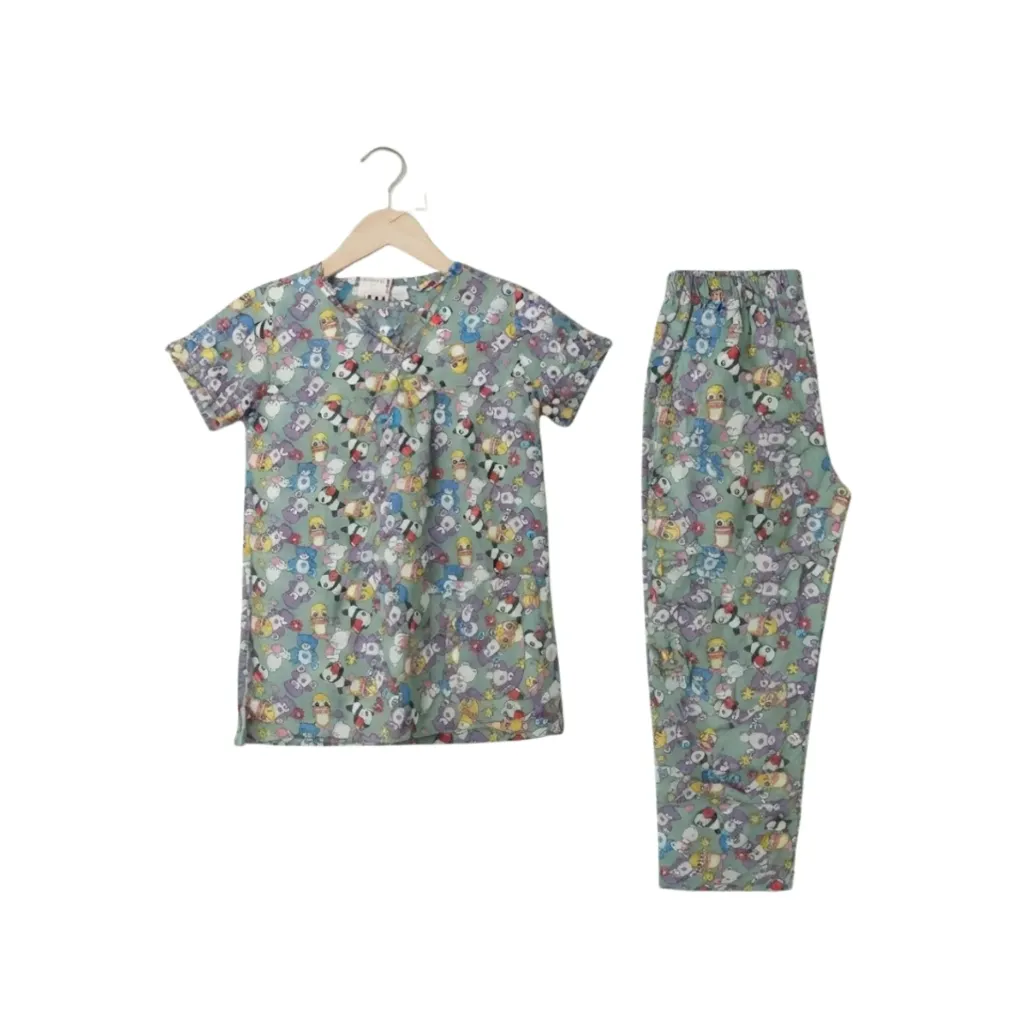 [WH00463] Bkk အရုပ်ပါ ညအိပ်ဝတ်စုံ