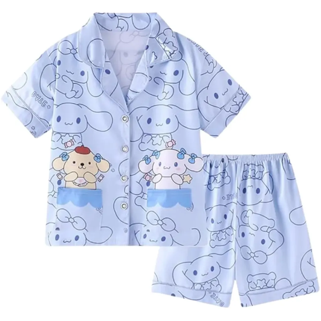 [WH00465] ညအိပ်ဝတ်စုံပန်းပွင့်ပါ