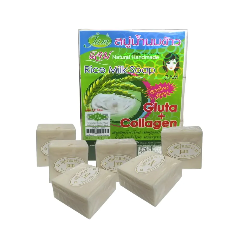 Rice Milk Gluta Collagen Soap 15g