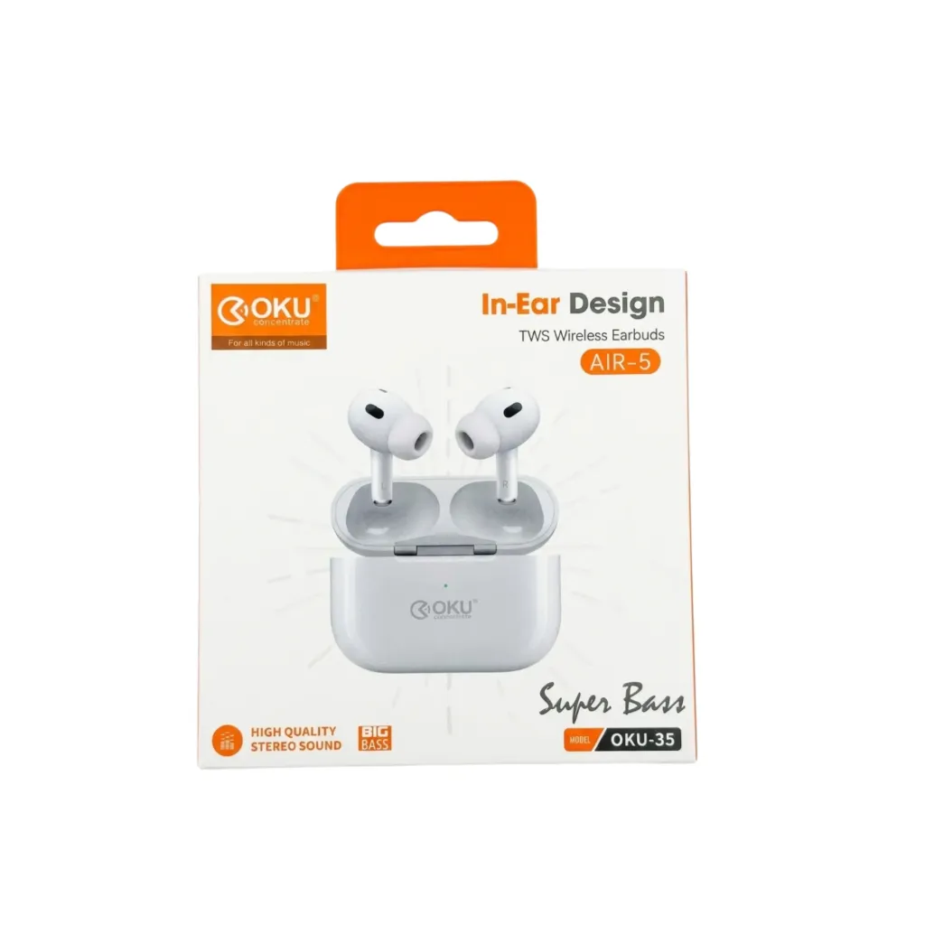 [WH02014] OKU In Ear Desigh Tws Wireless Earbuds AIR-5