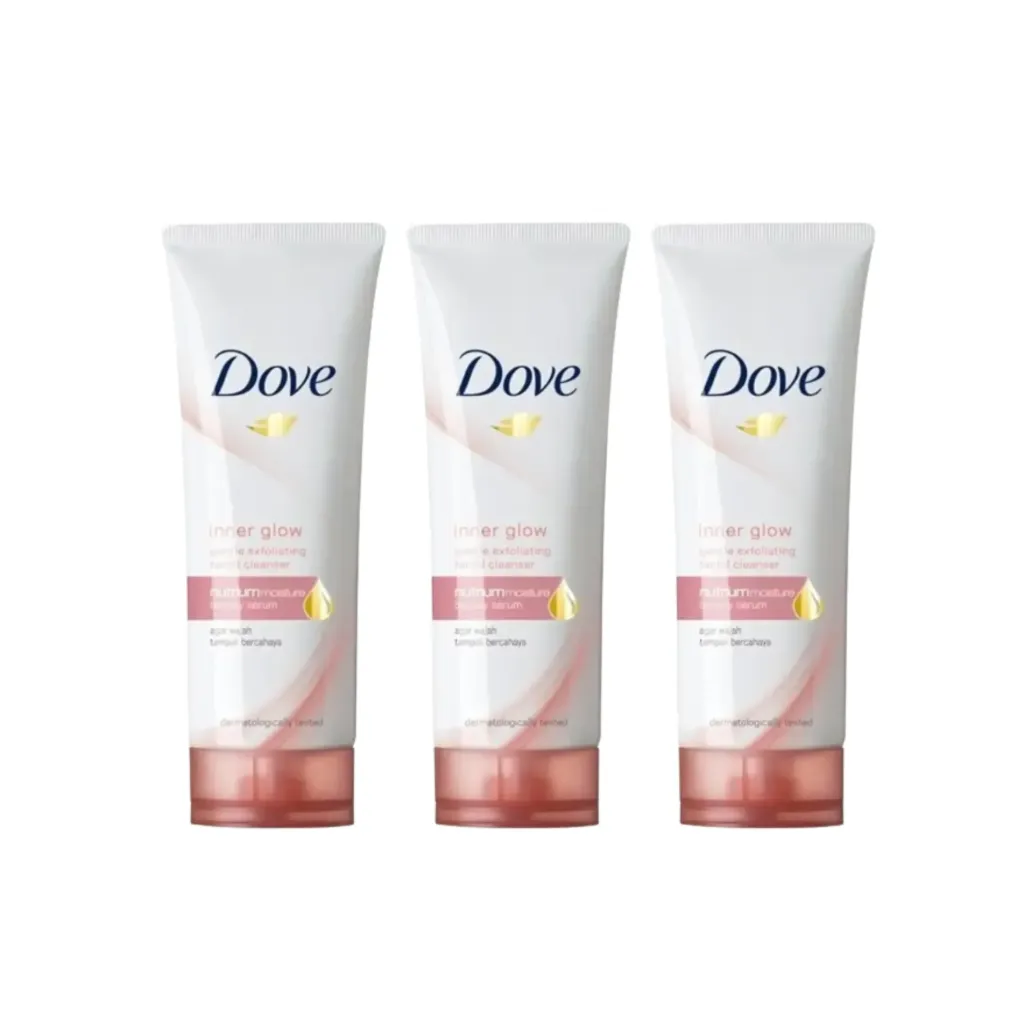 Dove Inner Glow Facial Cleanser 100gm (pink)