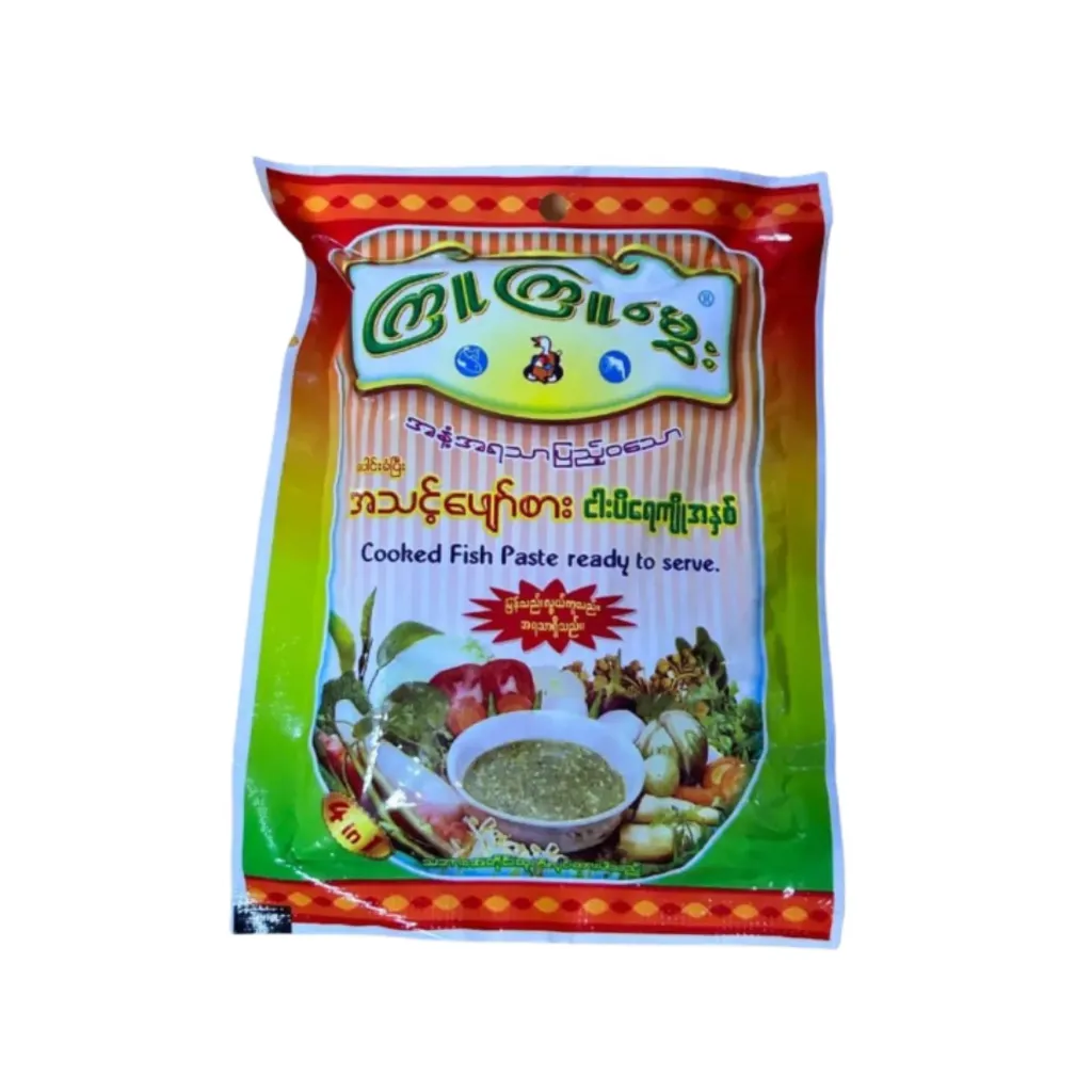ကြူကြူမွှေး အသင့်စားငပိရည်ကျိုအနှစ် အထုပ်