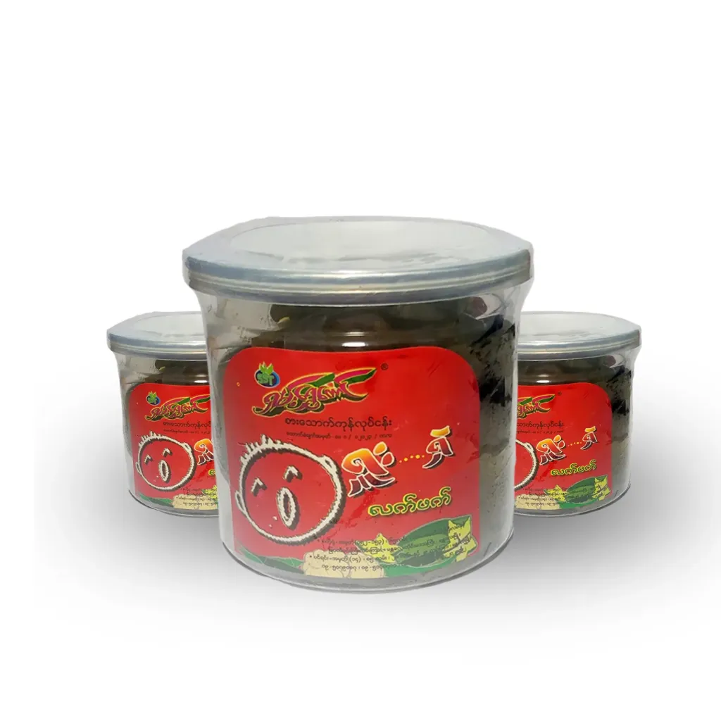 [WH03259] ရှမ်းရွှေတောင်ရှူးရှဲလက်ဖက်ဘူး 280g