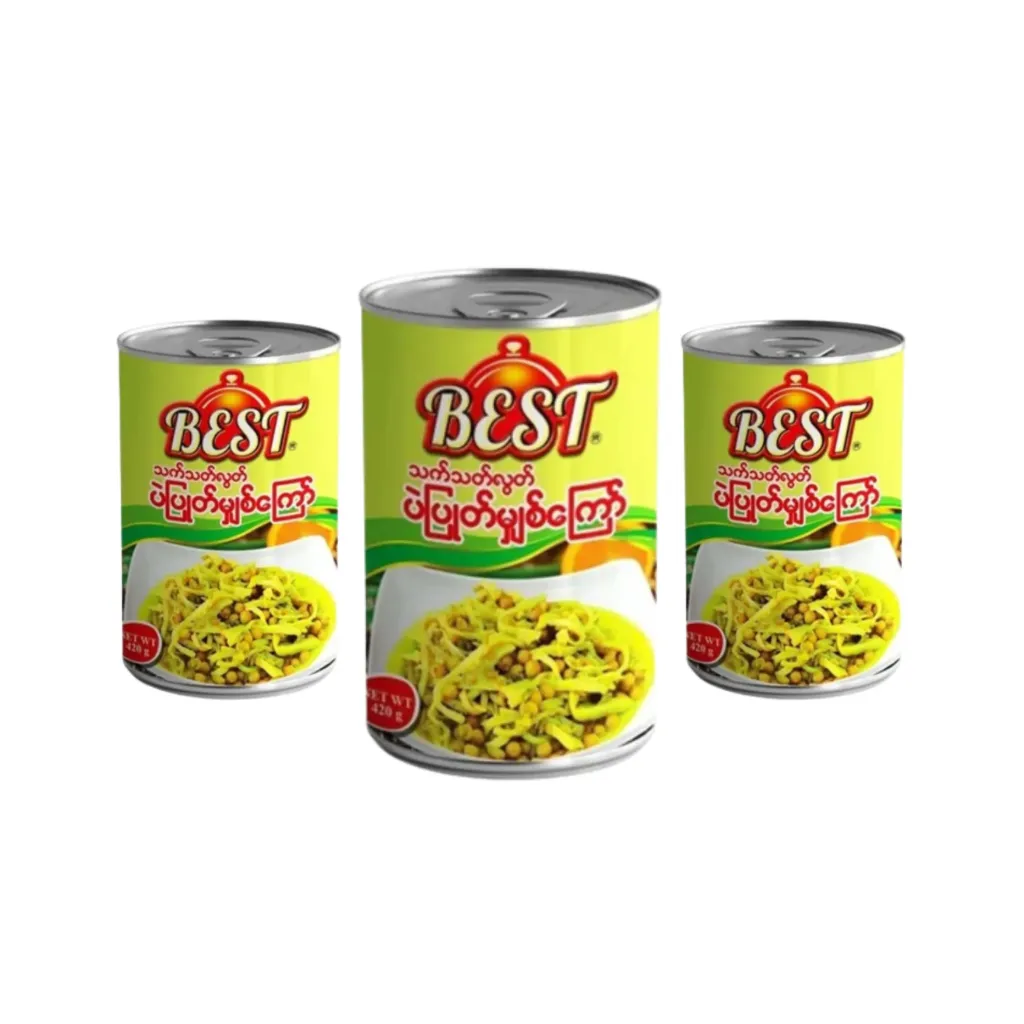 Best သတ်သတ်လွတ်ပဲပြုတ်မျှစ်ကြော် 365g