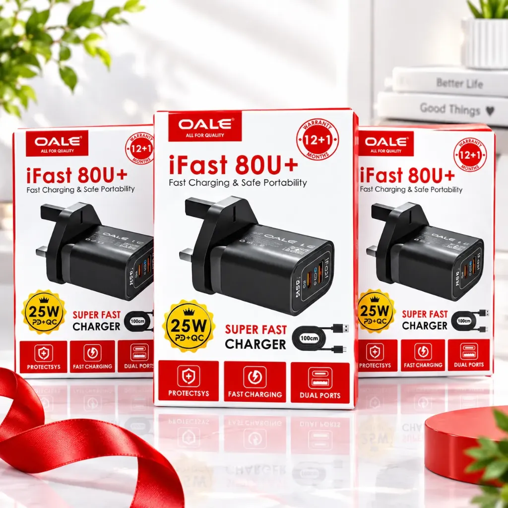 Oale Fast Charging 80U+